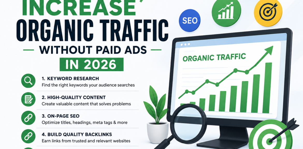 Increase Organic Traffic Without Paid Ads