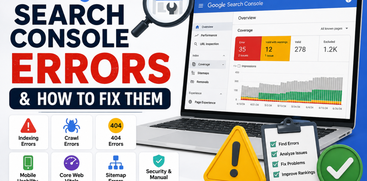 Google Search Console Errors