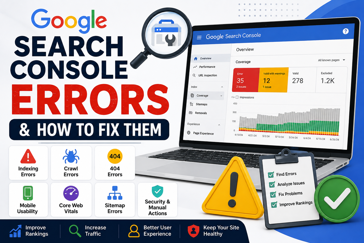 Google Search Console Errors